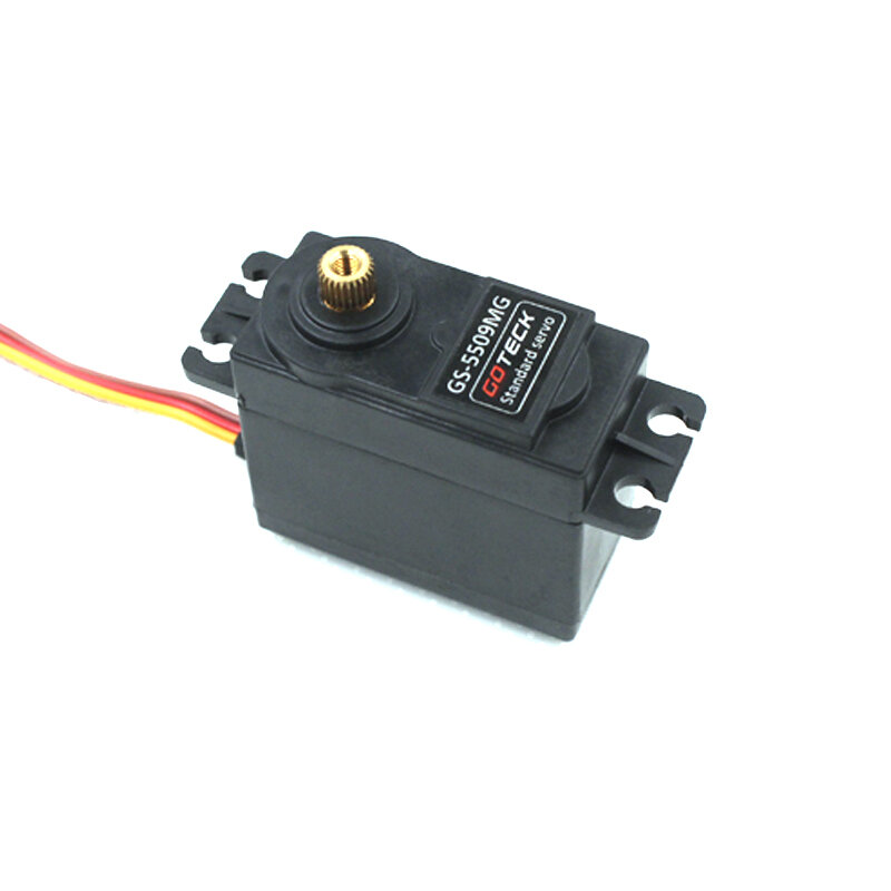 

Goteck GS-5509MG 9KG Metal Gear Throttle Steering Servo for RC Car Model Fixed-wing Aircraft Helicopter