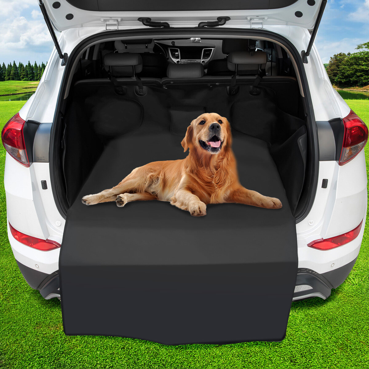 Dog Car Seat Cover for Pet Travel Puppy Supplies Cat Carrier Hammock Rear Back Seat Protector Mat Sa