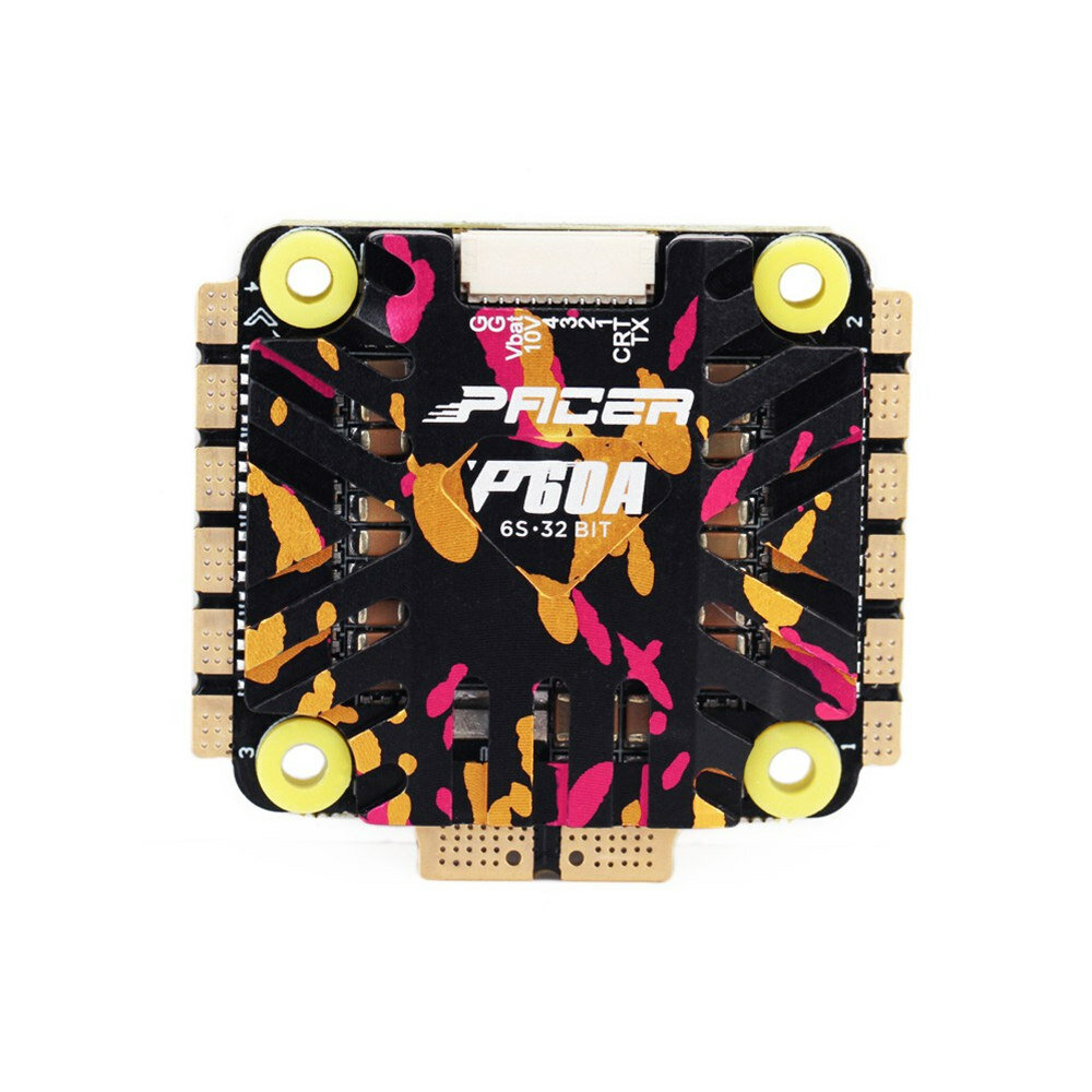 30.5x30.5mm T-motor PACER P60A 60A 3-6S BLheli_32 4In1 Brushless ESC DShot1200 w/ 10V BEC Output for 170-450mm RC Drone
