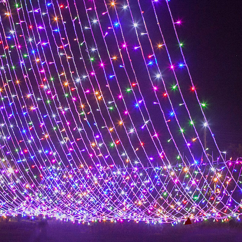 500LED 100 m String Fairy Light 8 Modi Waterdicht Xmas Party Bruiloft Gordijn Kerstboomversieringen 