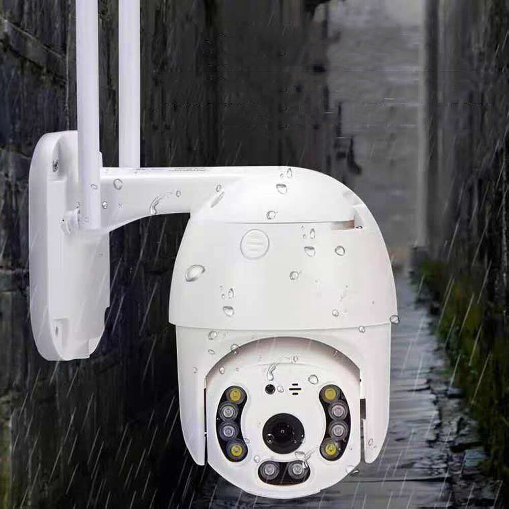 

Bakeey 1080P PTZ Dome Скорость камера 10 LED HD Дистанционный Мониторинг обнаружения Домофон Водонепроницаемы Безопаснос