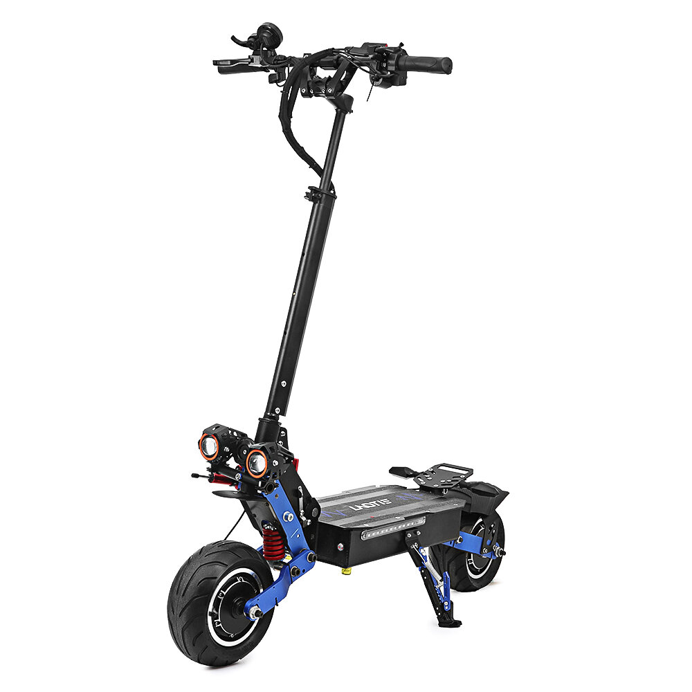 LAOTIE ES19 Steering Damper 60V 38.4Ah Battery 6000W Dual Motor Electric Scooter 100Km/h Top Speed 135Km Mileage 10x4.5inch Wide Wheel Electric Scooter