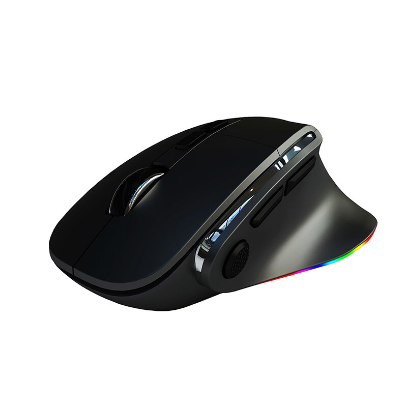 

H5 Wired 2.4G Dual Mode Mouse 800-1200-2400DPI RGB Optical Tracking 500mAh Ergonomic Mice for Office Gaming Working