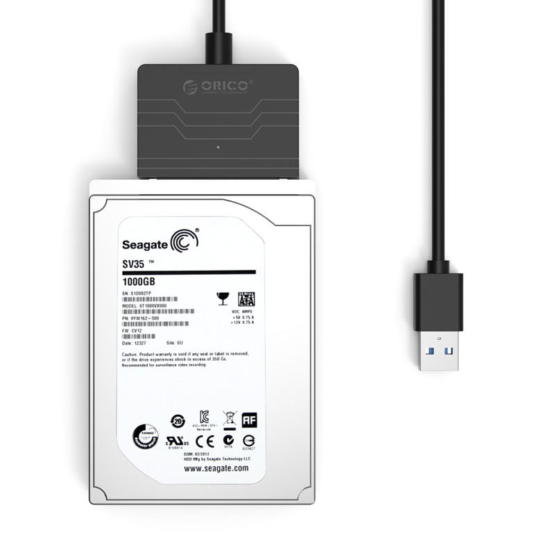 Orico 27UTS 6Gbps USAP USB 3.0 to SATA 2.5インチHDD SSDハードドライブコンバータアダプタケーブル