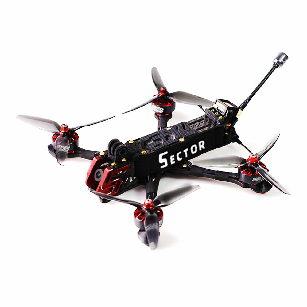 HGLRC Sector X5 6S Analog/HD 5 Inch FPV Racing RC Drone w/Zeus F722 Mini FC 45A 3-6S 4in1 ESC 2306.5