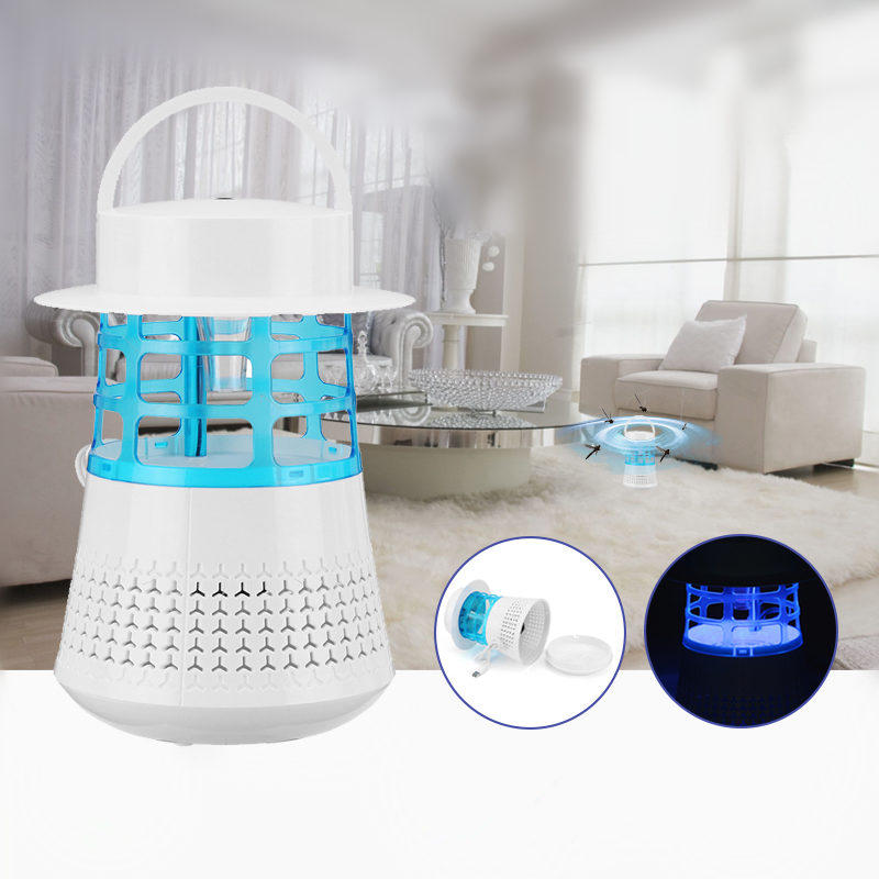 USB-sugárzásmentes elektromos szúnyog- és rovarriasztó adagoló szúnyogirtó lámpa Home LED Bug Insect Trap