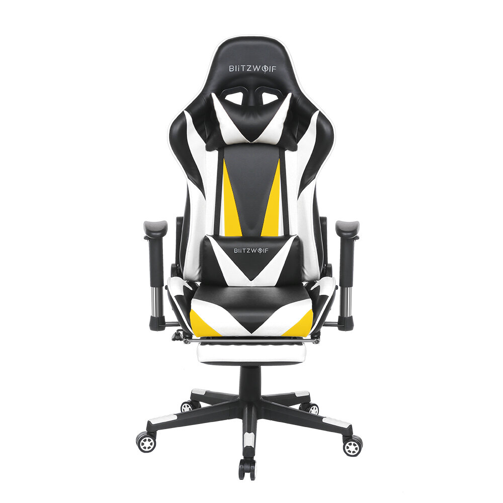 BlitzWolf® BW-GC2 Gaming Chair Ergonomic Design Reclining Computer Chairs 3D Adjustable Armrest with Footrest Widen Back