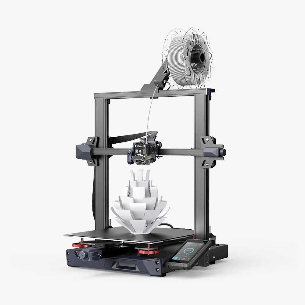 Creality 3D? Ender-3 S1 Plus 3D Printer 300*300*300mm Larger Build Volume with Full-metal Dual-gear 