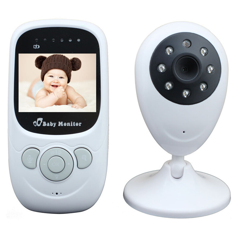 INQMEGA SP880 Draadloze babyfoon Wifi-camera 2,4 inch LCD Digitale nachtzichtradio Babyslaapmonitor 
