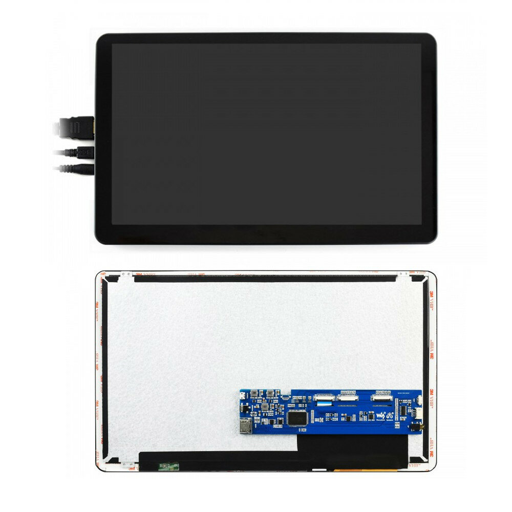 

Wareshare® 15.6 дюймов IPS HDMI Дисплей Емкостный сенсорный экран USB 1920 × 1080 для NVIDIA Jetson Nano Raspberry Pi бе