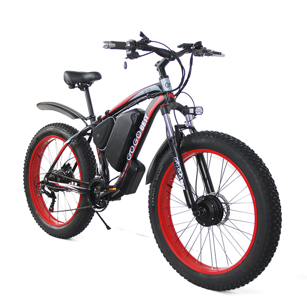 [EU DIRECT] GOGOBEST GF700 17.5Ah 48V 500W*2 Dual Motors Folding Moped Electric Bicycle 26inch 50Km/h Top Speed 110km Mi