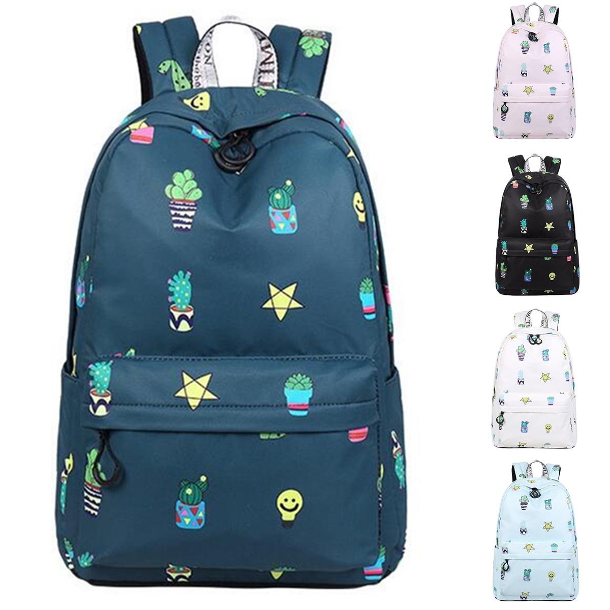 15.6 Inch Women Girl Backpack School Shoulder Laptop Bag Travel Satchel Handbag Outdoor Travel
