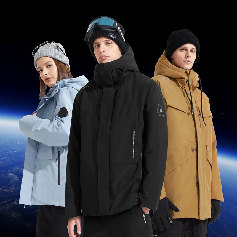 Chaqueta Supield Aerogel Warm Cold Resistant - chaqueta resistente al frío, cálida, con calefacción de infrarrojos lejanos, a prueba de viento y impermeable para actividades de invierno al aire libre.