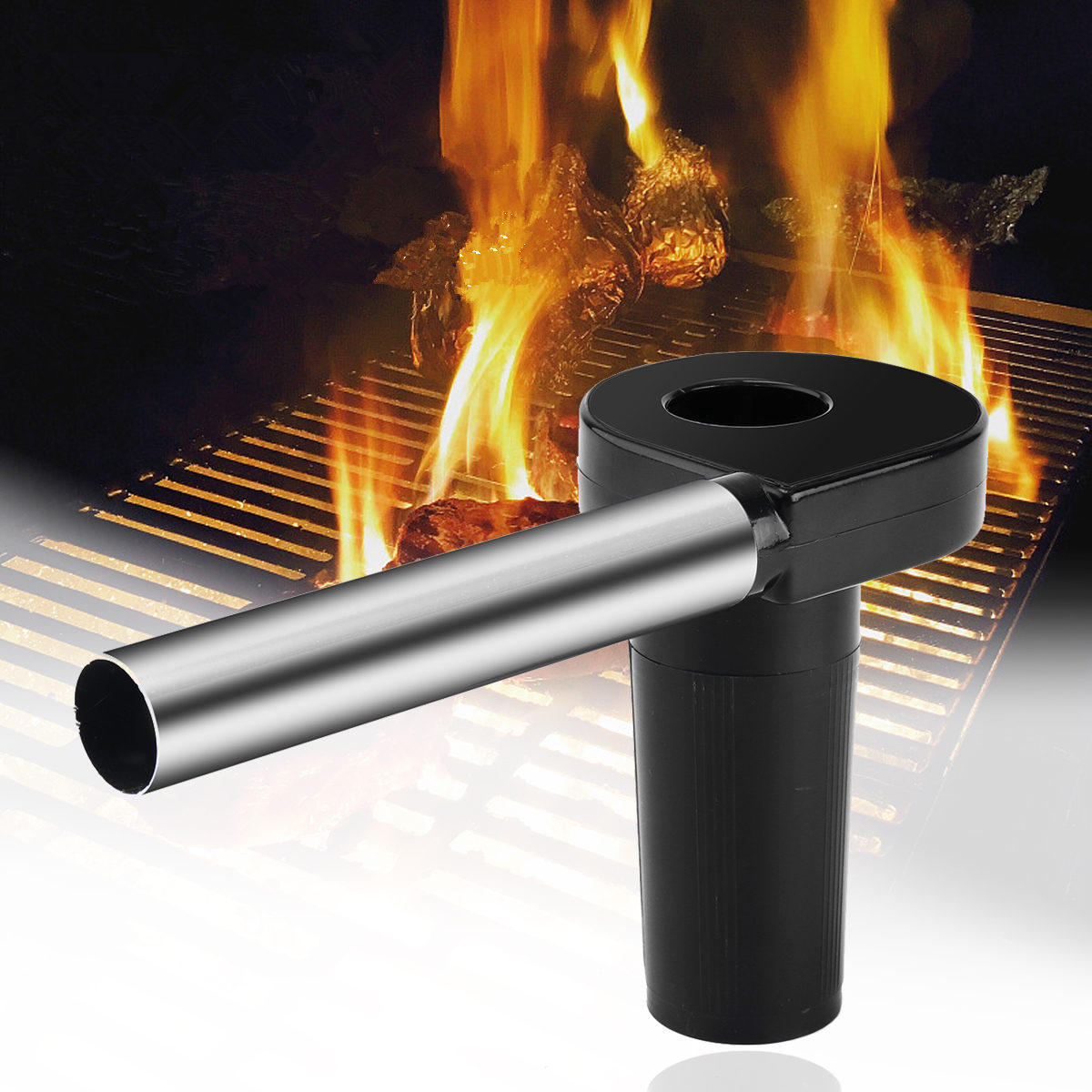 Draagbare Elektrische BBQ Ventilator Luchtblazer Houtskool Branden Picknick Aanstekers Gebruiksvoorwerp Fornuis Vuur Gereedschap