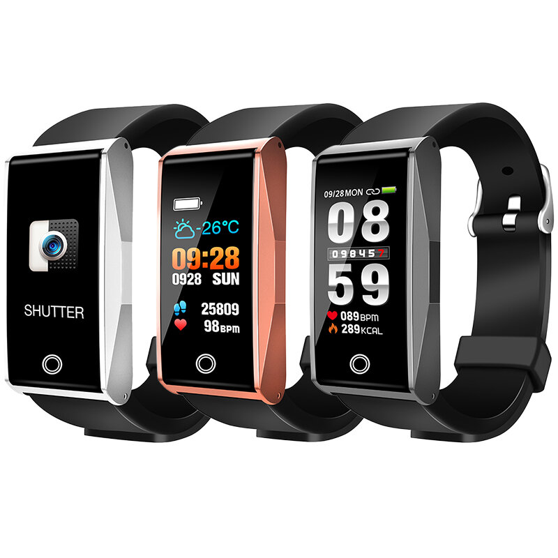 Image of Mate1 Farbe Bildschirm Herzfrequenz Blutdruck Sauerstoff Bluetooth Anruf Wasserdicht Sport Smart Armband
