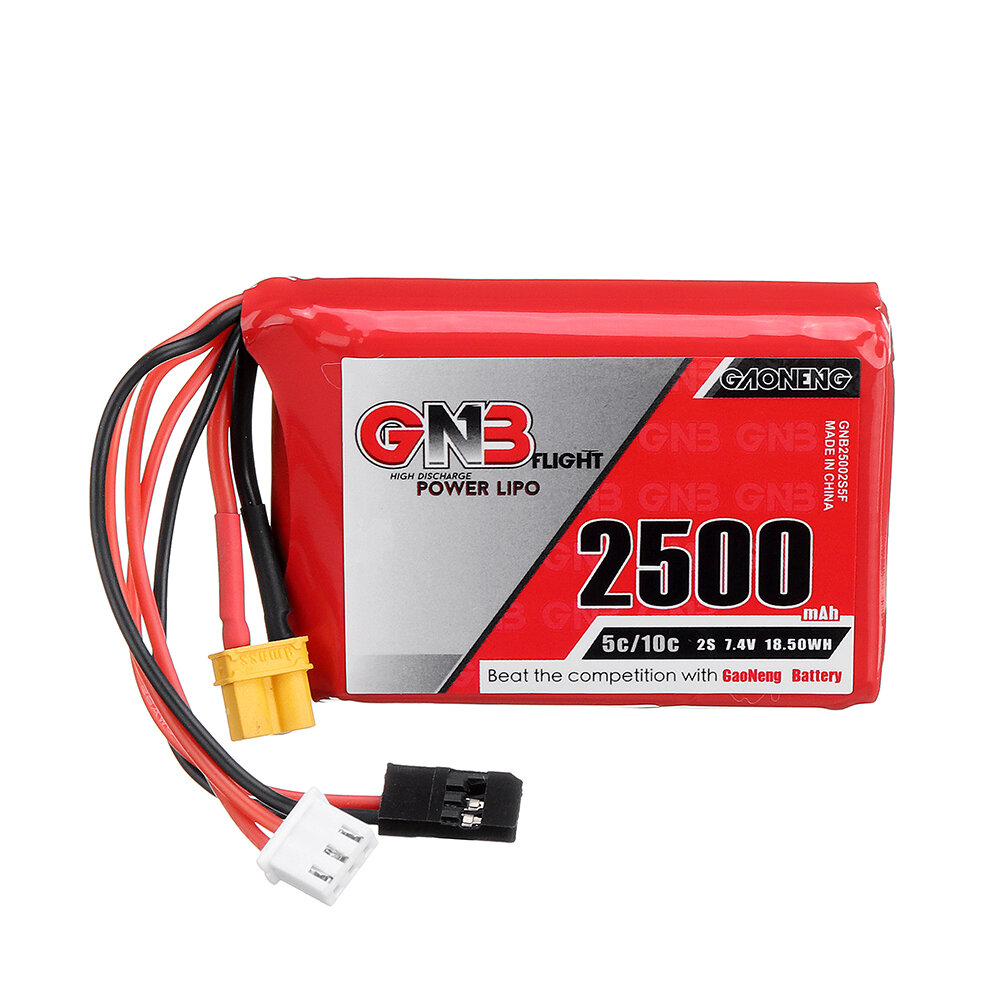 Gaoneng GNB 7.4V 2500mAh 5C 2S LiPo-batterij XT30 Plug voor RC Drone