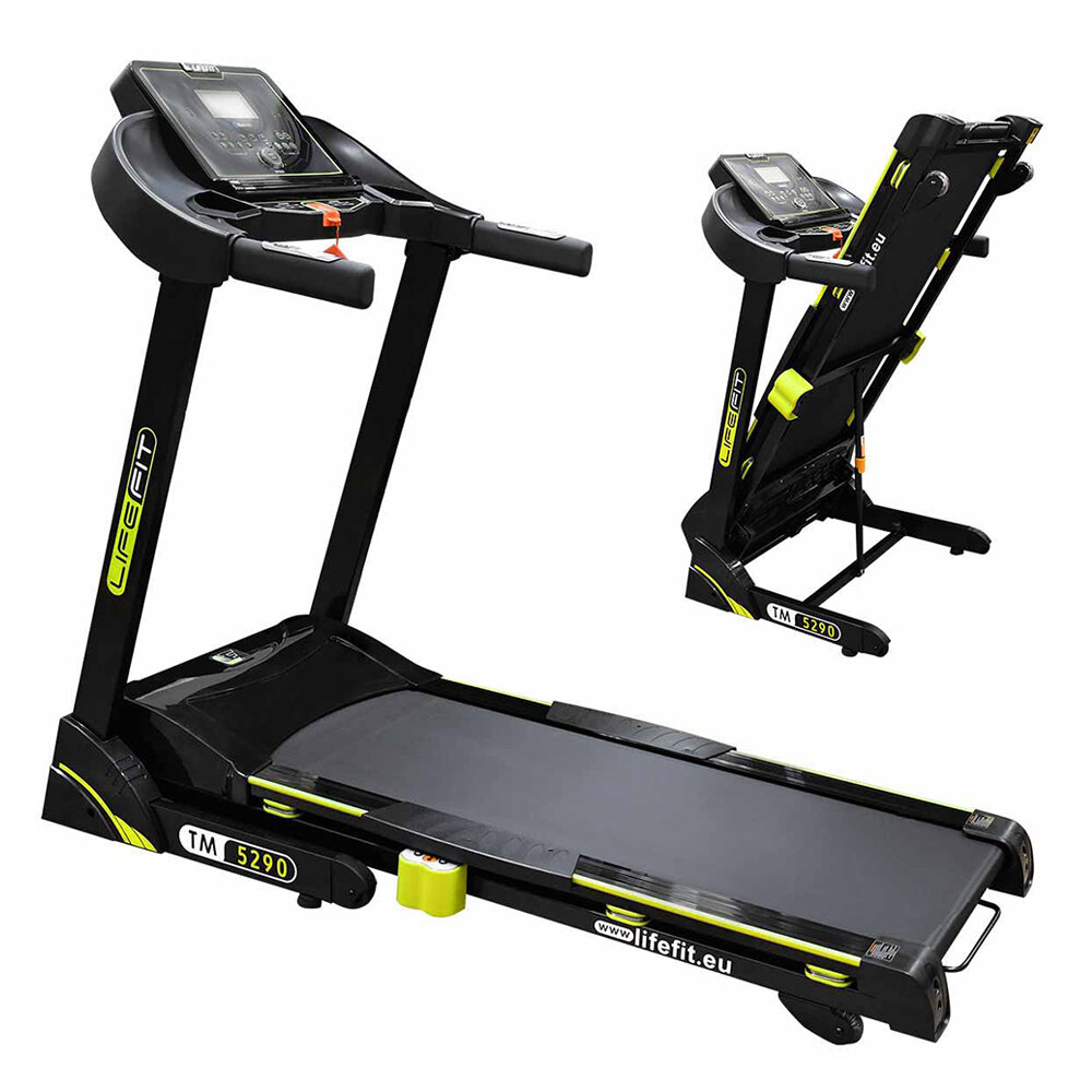 [EU Direct] LIFEFIT TM5290 Professional Folding Treadmill 5 HP Power 20km/h Max Speed 120kg Weight Capacity bluetooth In