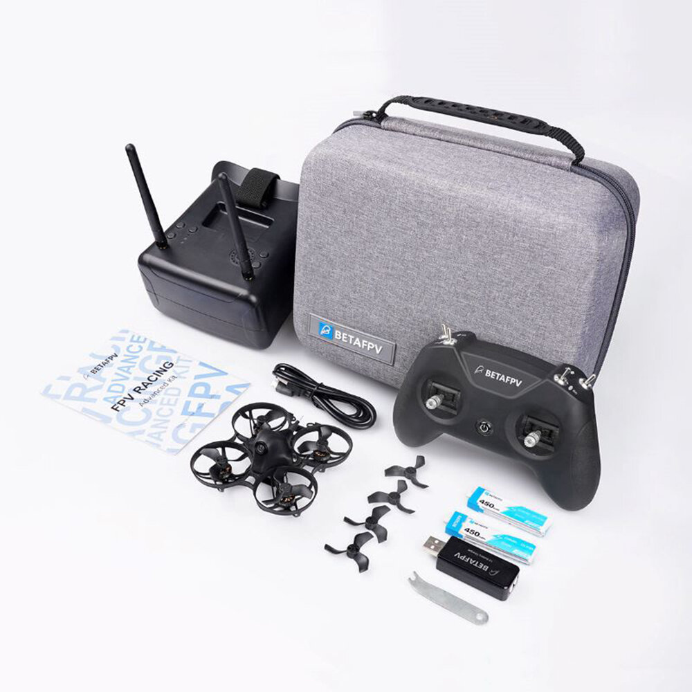 $212.49 For BETAFPV Meteor75 Lite RTF Whoop Advanced Kit 2SE Indoor FPV Racing Drone w／ Frsky D8 Receiver LiteRadio 2 ＆ VR01 FPV Goggles