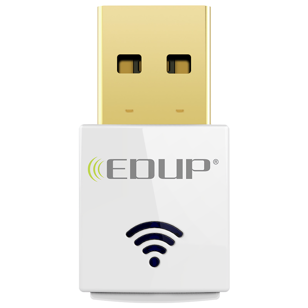 

EDUP 11AC 600Mbps USB Wifi Adapter Dongle Dual Band 2.4G/5G Wireless Networking Adapter EP-AC1619