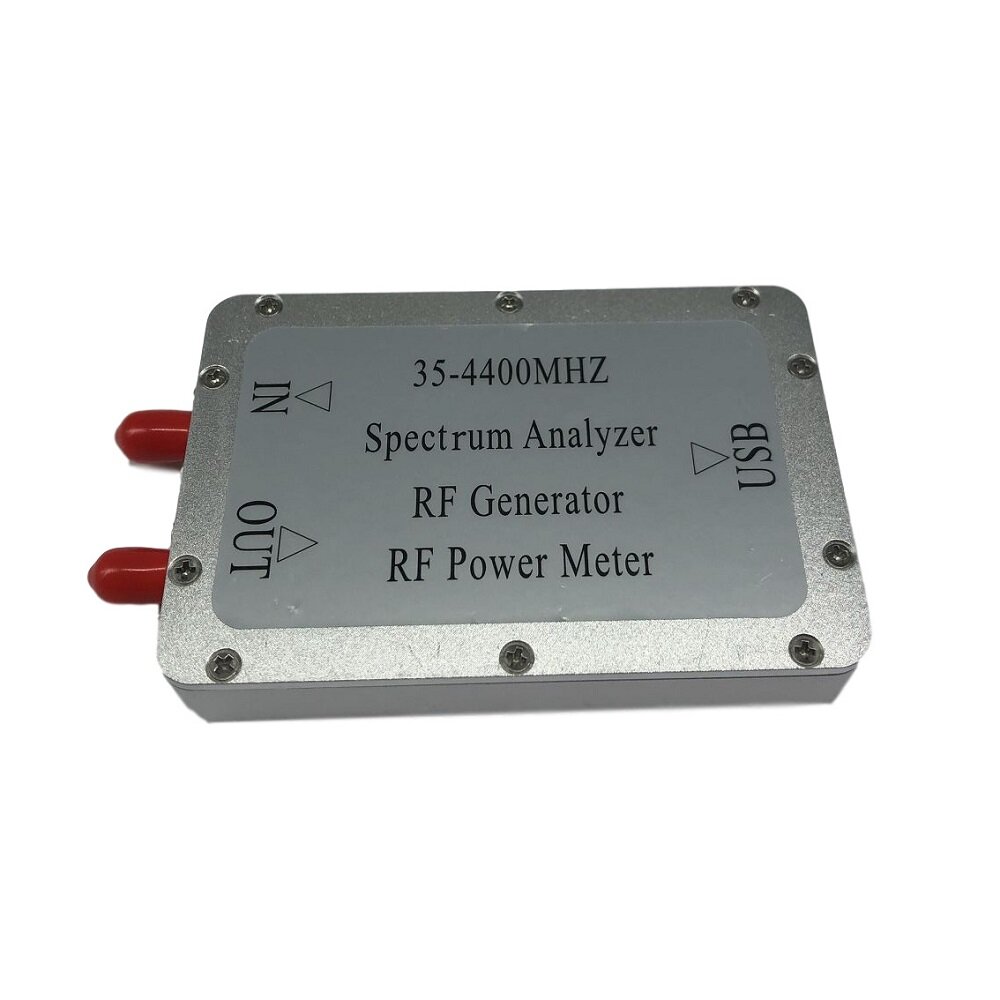 35-4400MHz spectrumanalysator met schaal van aluminiumlegering Sweep-signaalbron Vermogensmeter met 