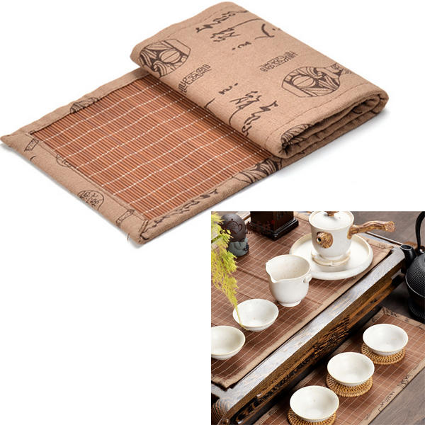 

Бамбук Teaware коврик чайный поднос чашки мат каботажное кунгфу чай Accessaries