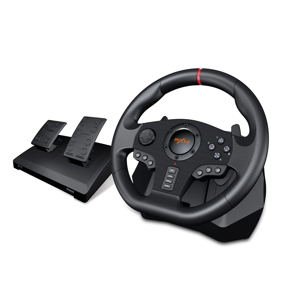 Στα 173,96€ από κινέζικη αποθήκη | PXN V900 Game Steering Wheel for PS3 NS Switch Gaming Controller for PC USB Vibration Dual Motor with Foldable Peda