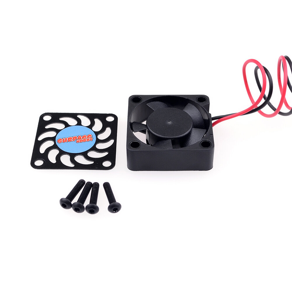 SURPASS HOBBY 21000w/min High Speed Plastic Cooling Fan RC Car Parts 30*30*10mm