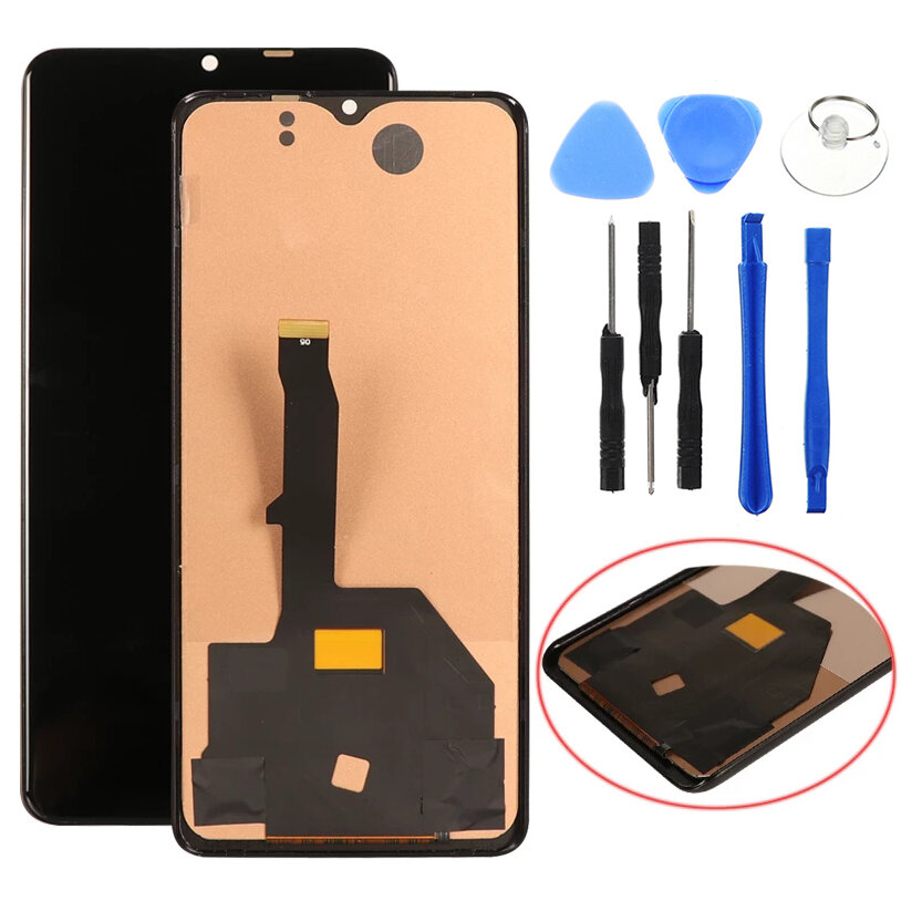 

TFT Display + Touch Screen Digitizer Assembly Replacement Parts with Tools for Huawei P30 Pro
