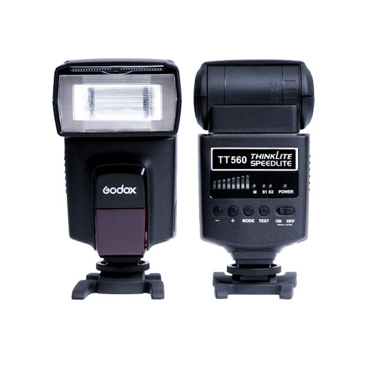 Godox TT560 Flash ThinkLite Electronic On-camera Speedlite with Soft Box for Nikon/Canon Pentax Olym