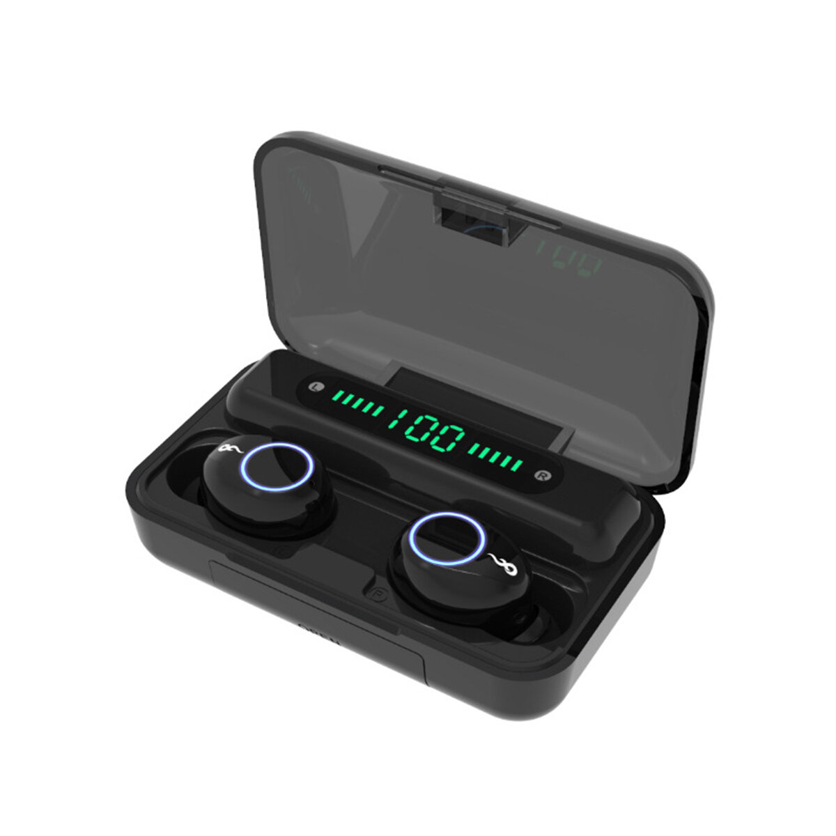 Bakeey F9 TWS Echte draadloze bluetooth 5.0-hoofdtelefoon Hi-Fi Stereo-geluid Bilaterale oproepen Oo