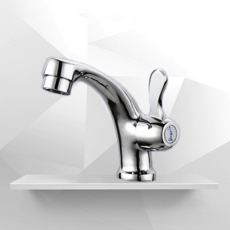 Basin Sink Mixer Tap Single Hole Faucet Cold Basin Wash Valve Vertical Dishwashing
