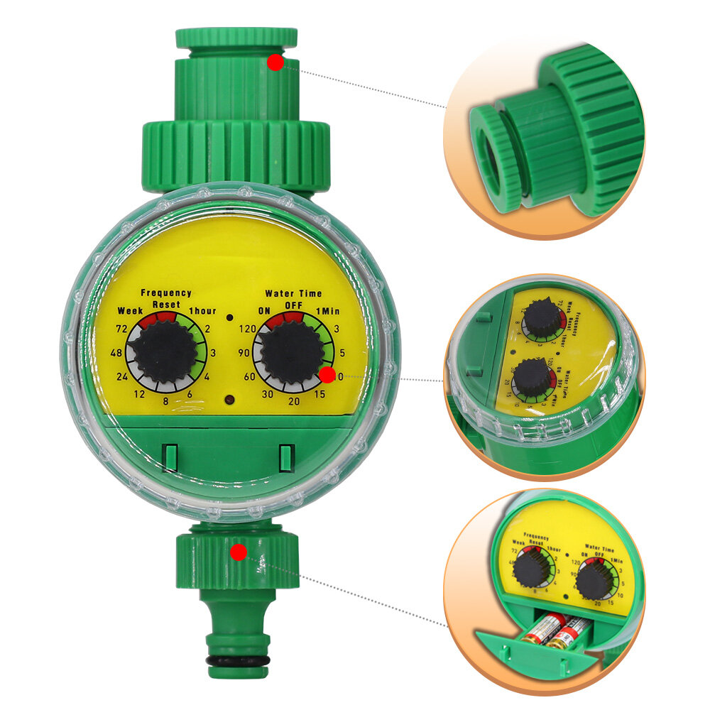 

AGSIVO Sprinkler Timer Programmable Water Timer for Garden Hose Automatic Watering System Waterproof Digital Irrigation