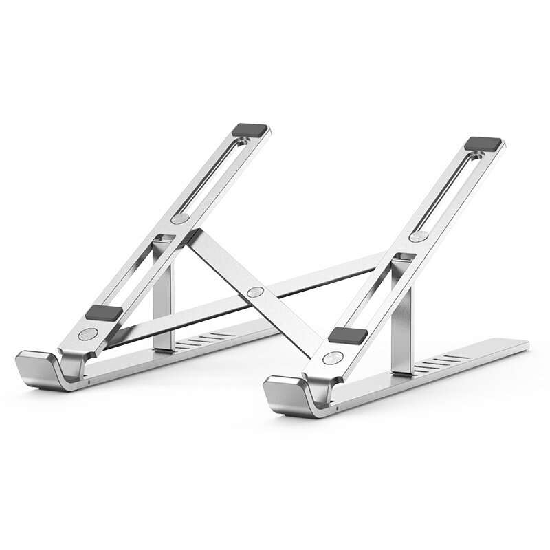 Laptop Stand Aluminum Alloy Adjustable Portable Foldable Laptop Riser for MacBook Air Pro/Dell/HP Fi