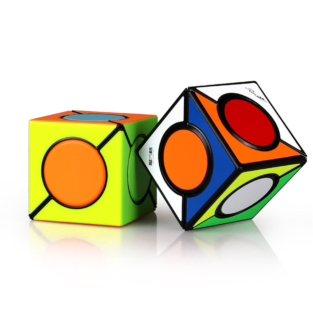 QiYi Speed Magic Cube احترافي لعبة ألغاز التعليم المبكر على شكل خاص ماجيك Cube لعب الأطفال هدية إبداعية