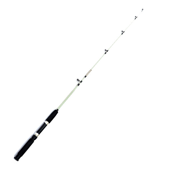 

LEO Transparent Solid Fiber Glass Fishing Rod 1.35M 1.5M 1.65M 2 Sections Sea Fishing Pole