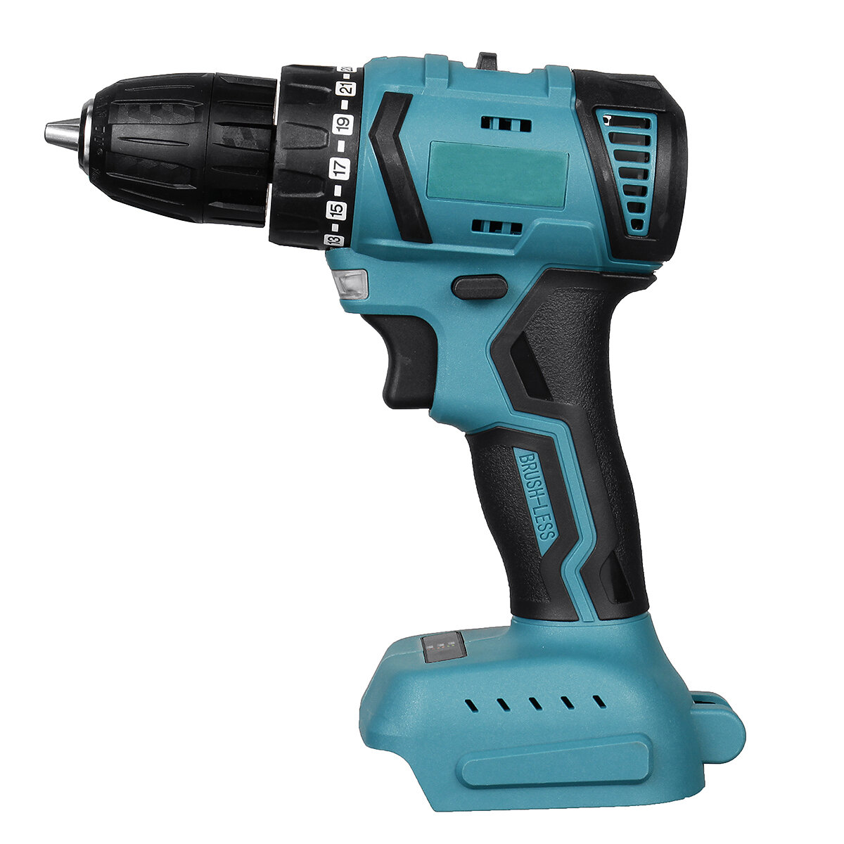 Drillpro 80N.m 2000RPM Brushless Cordless Electric Impact Drill Hammer Electric Screwdriver Variable Speed for Makita18V