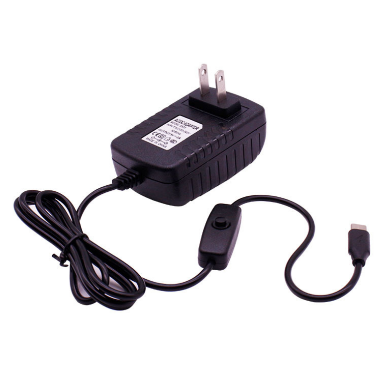 

YAHBOOM® 5V 3A Type C Power Supply with Switch for Raspberry Pi 4B