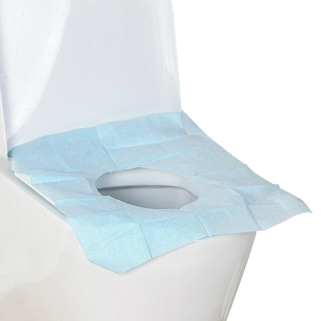 IPRee® 100Pcs Cubiertas desechables para asientos de inodoro Cojín de tapete para tapa de inodoro Impermeable de viaje único