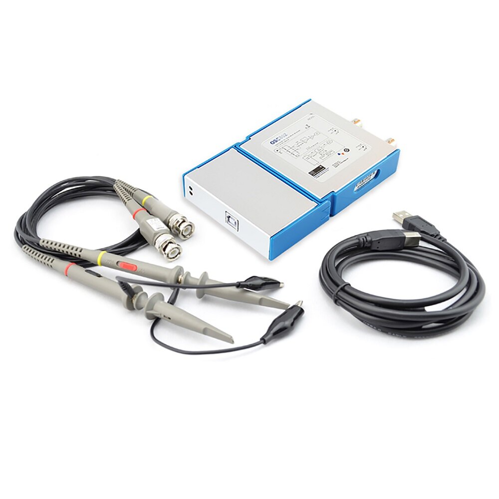 

LOTO OSC482H Портативный ПК USB Осциллограф 2 канала 20 МГц Полоса пропускания 50 MSa / s Частота дискретизации