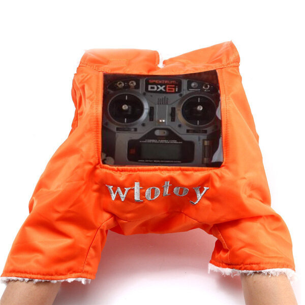 Orange Warm Cotton Glove for Remote Control