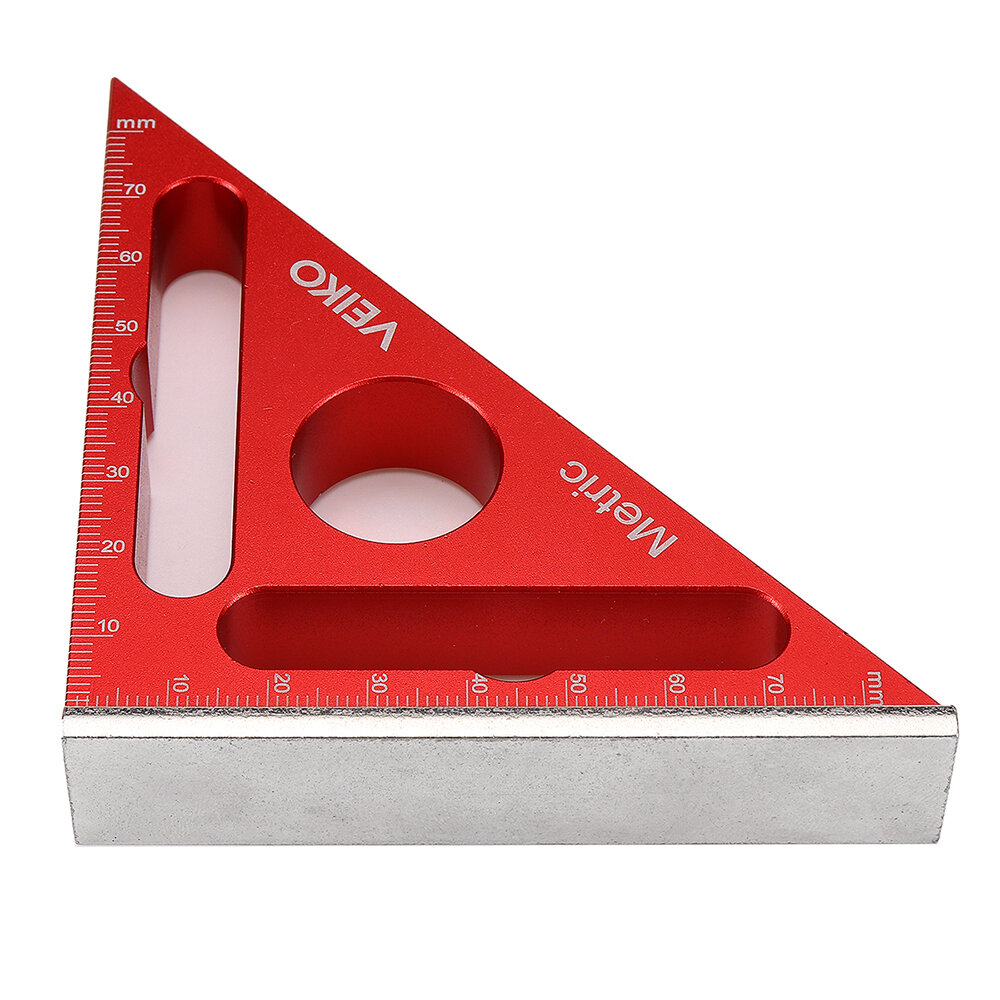 best price,veiko,80x80mm,aluminum,alloy,woodworking,triangle,ruler,discount
