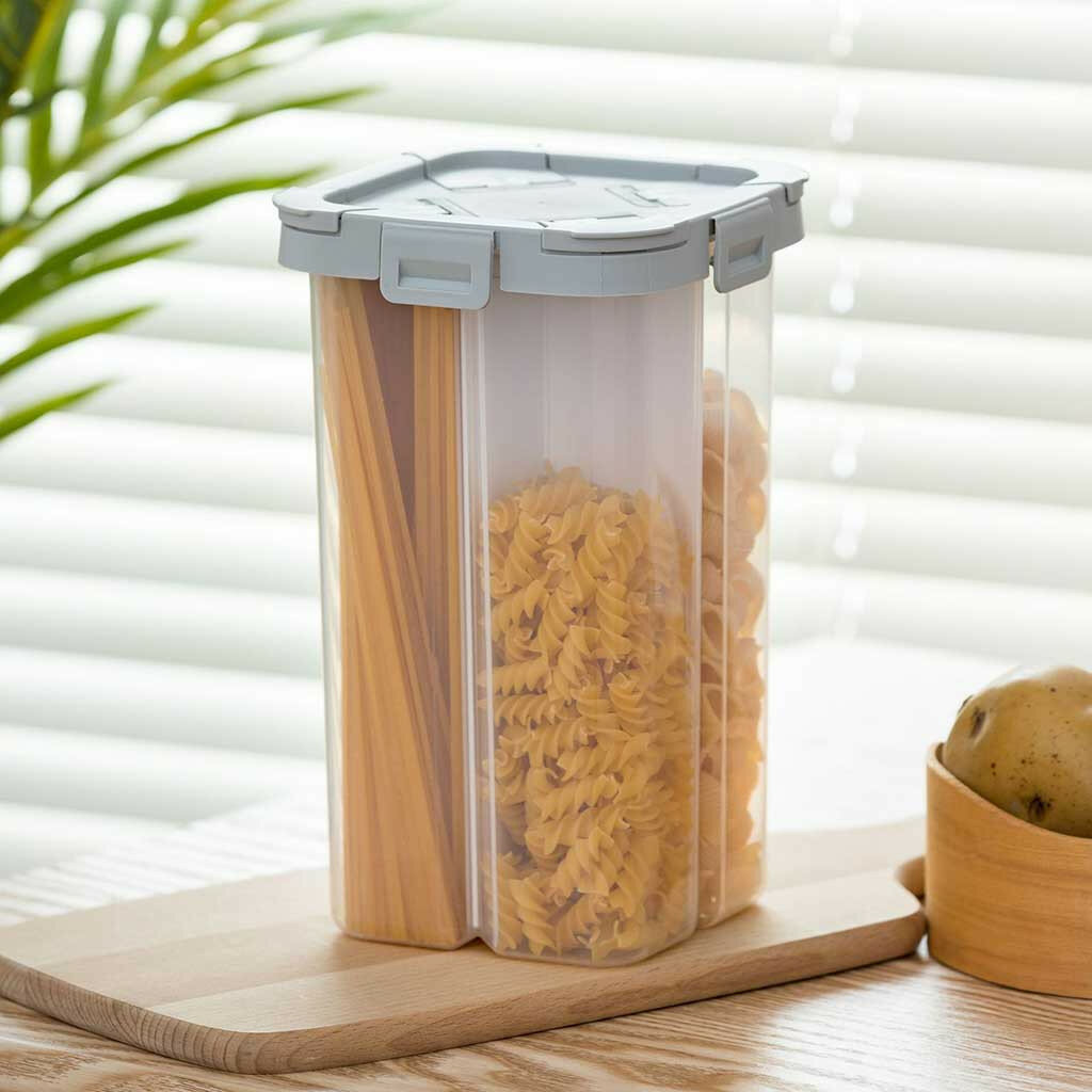

Прозрачное Запечатанное Хранение Коробка Хрустящее Зерно Емкость Для Хранения Продуктов Бытовая Кухня Банки Контейнеры Б
