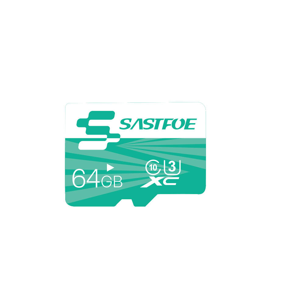 SASTFOE Green Edition 64GB U3 Klasse 10 TF Micro-geheugenkaart voor digitale camera MP3-tv-doos Smar