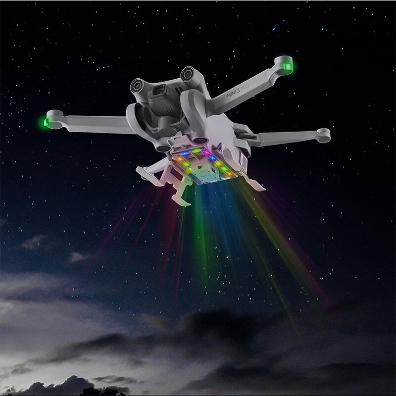 STARTRC LED Nachtvlucht Verhoog opvouwbaar landingsgestel met Flash Licht voor DJI Mini 3 PRO RC Dro