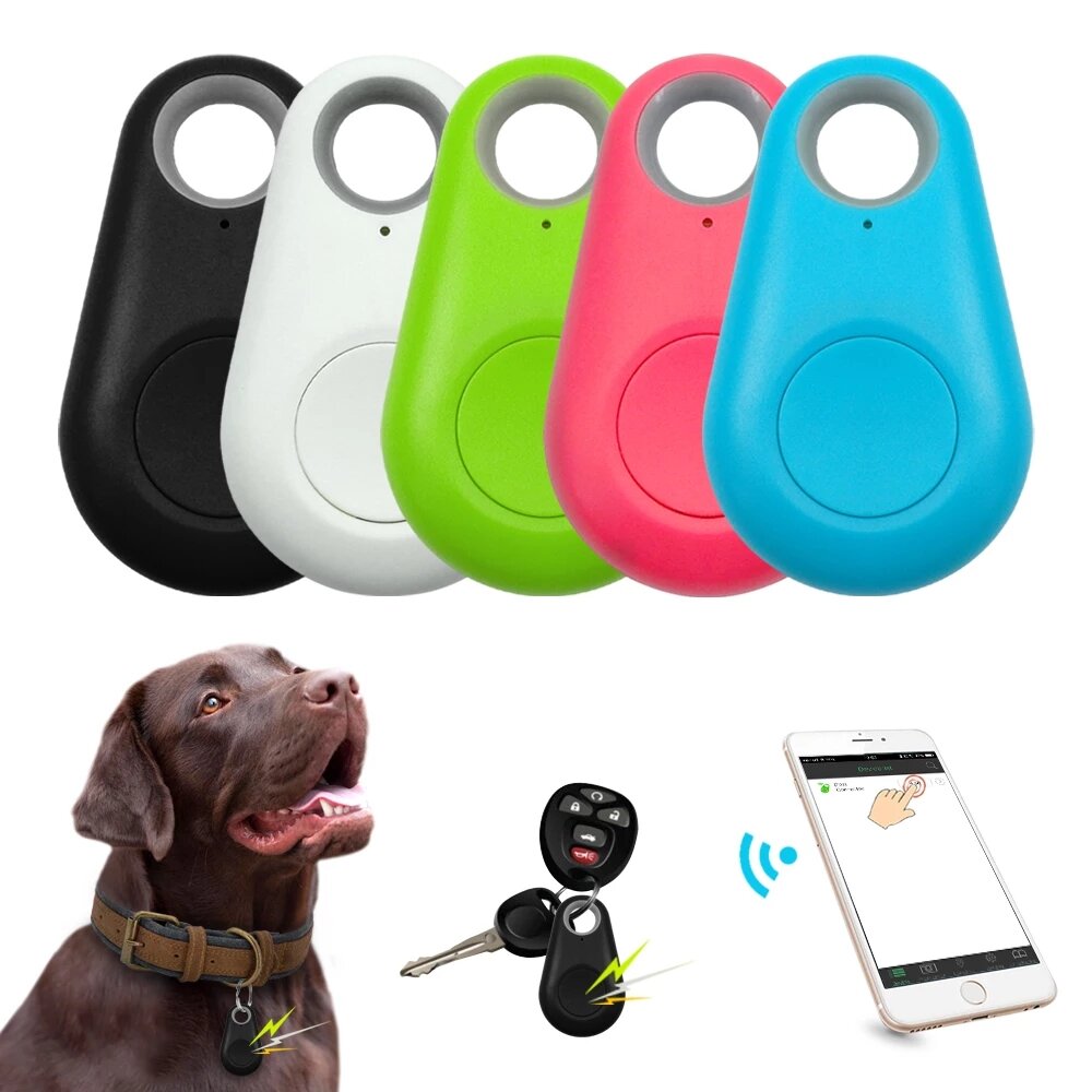 Huisdier Smart GPS Tracker Mini Anti-Verloren Waterdichte Bluetooth 5.2 Locator Tracer Voor Pet Hond