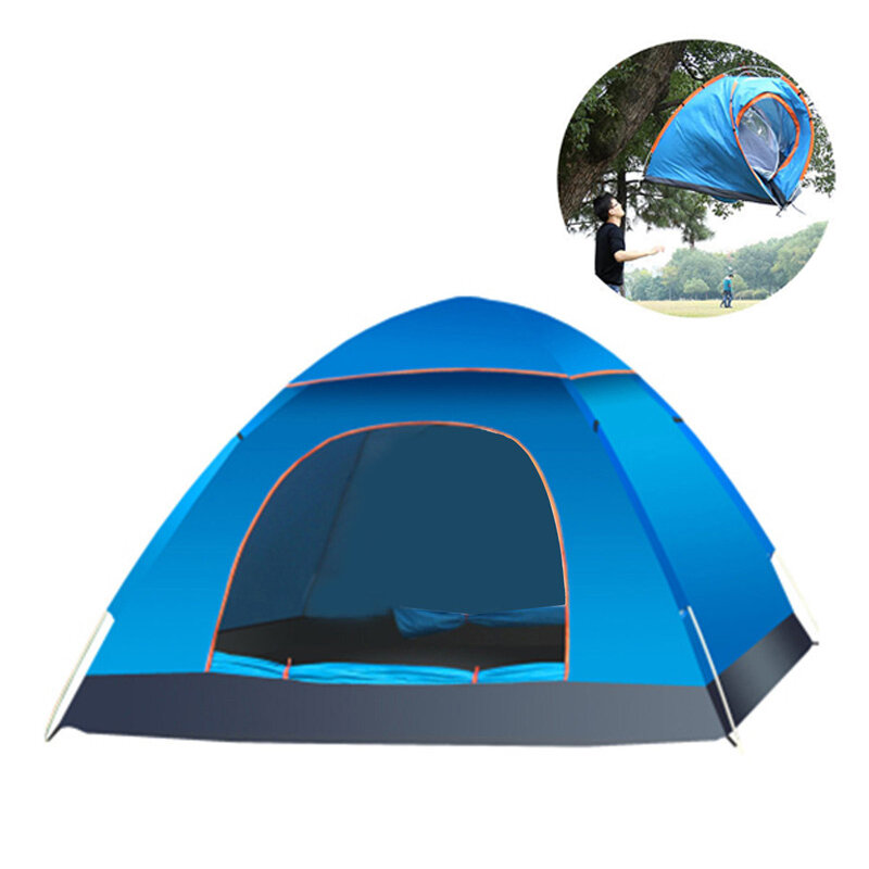 2-3 человека Кемпинг палатка УПФ50 + Автоматическая мгновенная Водонепроницаемы дорожная палатка Портативная складная палатка Пляжный