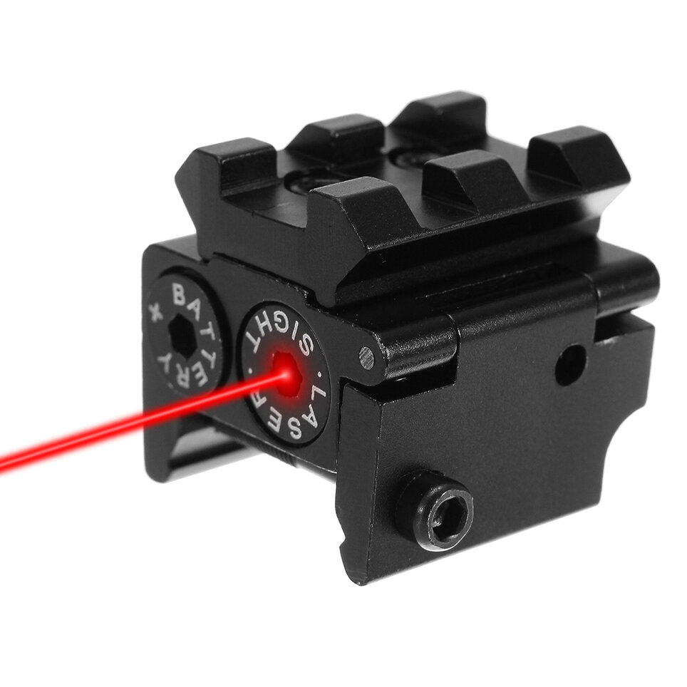 Mini Red Laser Beam Dot Sight Scope Hang Type Compact Tactical Picatinny 20mm Railmontage