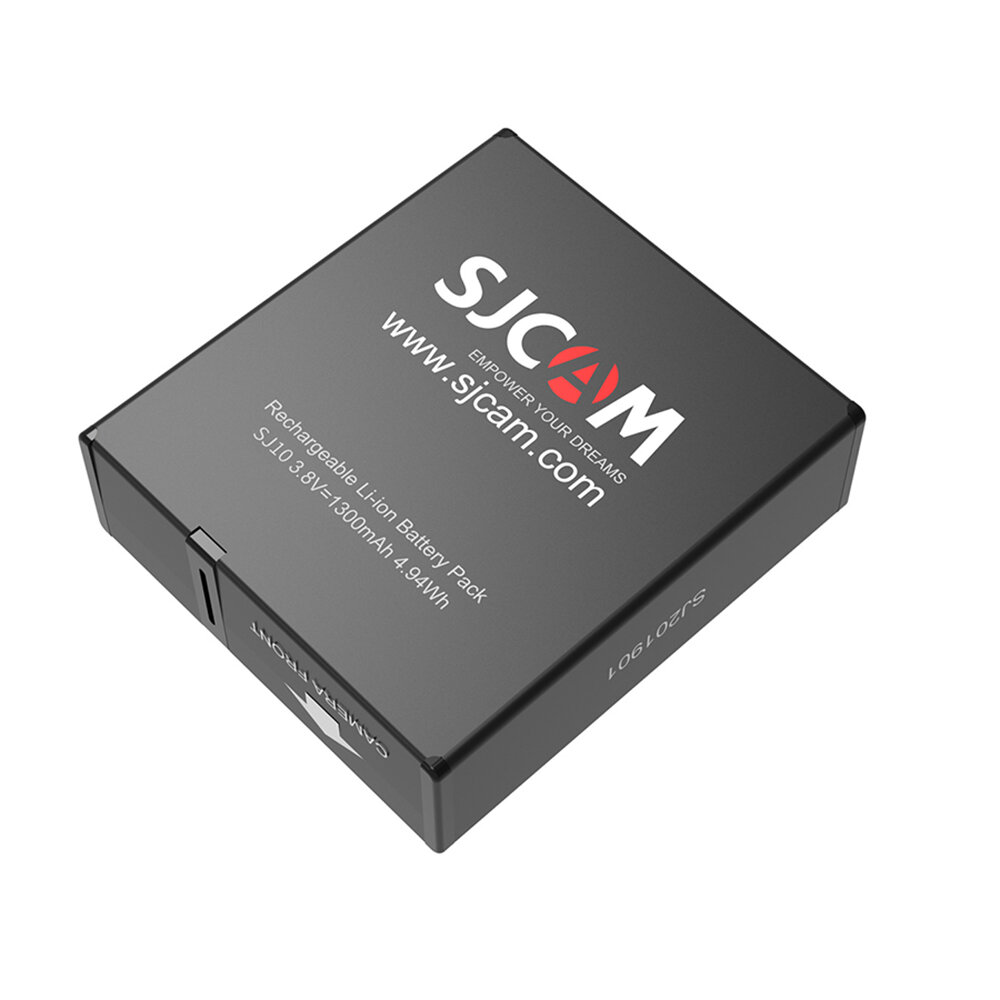 SJCAMSJ10バッテリー1300mAh充電式リチウムイオンバッテリーSJ9SJ10シリーズアクティオインカメラアクセサリー用