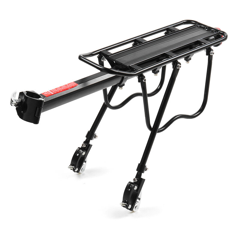 

BIKIGHT Bike Rear Rack Aluminum Alloy Bike Luggage Carrier Holder Rear Seat Post Mount Bike Accessories for Adult Bikes