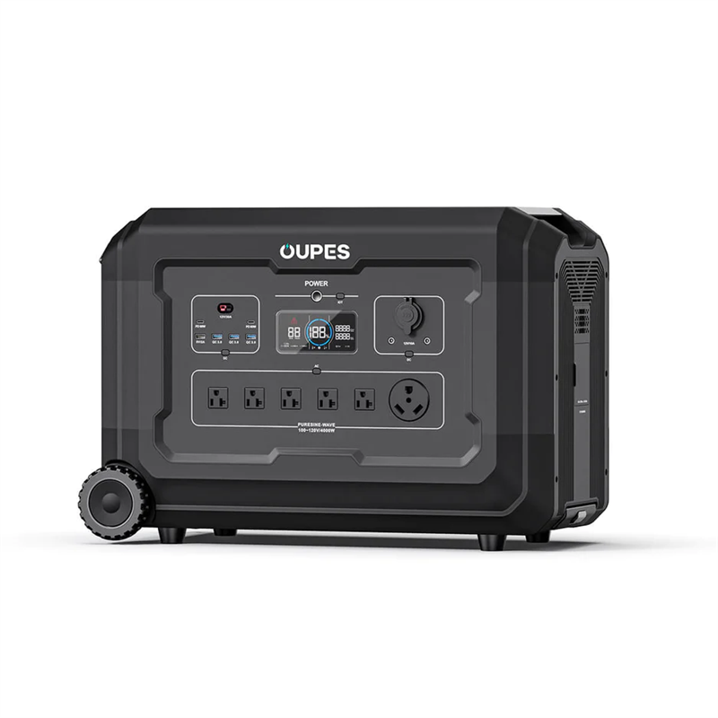 [USA Direct] OUPES Mega 5 Portable Stromstation 4000W 5040Wh Solar Generator Solar Batterie Notstromversorgung für Zuhause Outdoor-Camping RV/Van